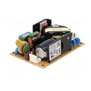 Power supply: switched-mode | open | 70W | 90÷264VAC | 15VDC | 4.65A