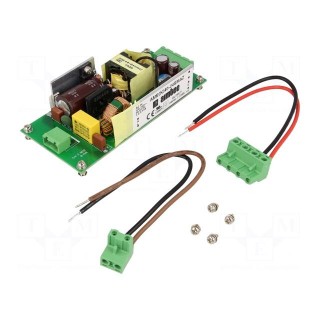 Power supply: switched-mode | open | 40W | 130÷370VDC | 90÷264VAC