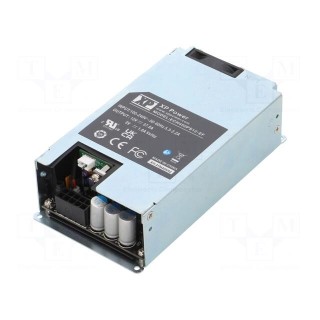 Power supply: switched-mode | open | 450W | 90÷264VAC | OUT: 2 | 12VDC