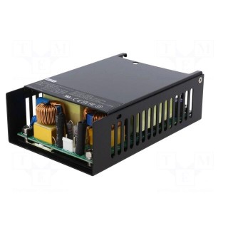 Power supply: switched-mode | open | 500W | 80÷264VAC | 12VDC | 27.5A