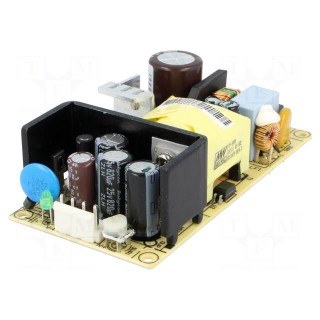 Power supply: switched-mode | open | 65.1W | 120÷370VDC | 85÷264VAC