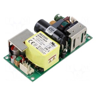 Power supply: switched-mode | open | 90W | 85÷264VAC | 15VDC | 6000mA