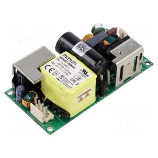Power supply: switched-mode | open | 90W | 85÷264VAC | 48VDC | 1870mA