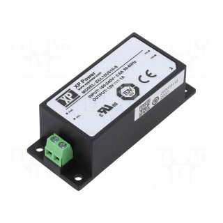 Power supply: switched-mode | for building in | 15W | 15VDC | 1A | 80%