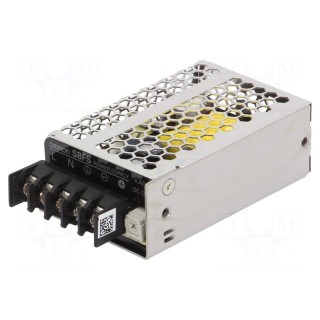 Power supply: switched-mode | for building in | 15W | 15VDC | 1A | 84%