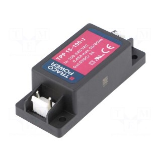 Power supply: switched-mode | for building in | 15W | 5VDC | 3000mA