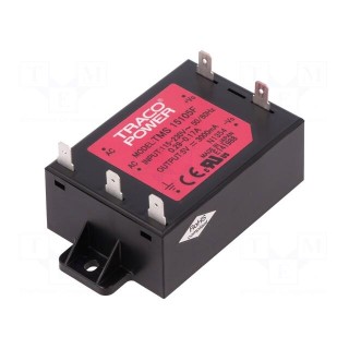 Power supply: switched-mode | for building in | 15W | Uin: 85÷264V