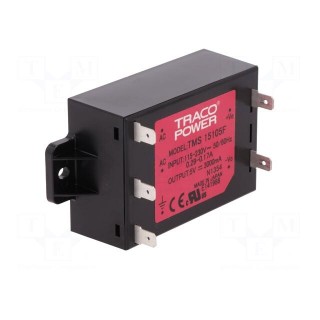 Power supply: switched-mode | for building in | 15W | Uin: 85÷264V