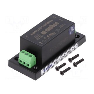Power supply: switched-mode | for building in | 20W | 24VDC | 0.84A