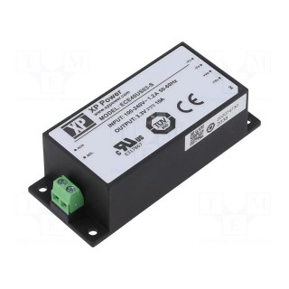 Power supply: switched-mode | for building in | 40W | 3.3VDC | 10A
