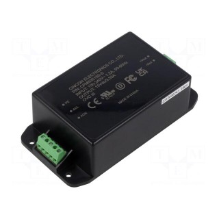 Power supply: switched-mode | 50W | 15VDC | 3.33A | 55.2x106.6x30.5mm