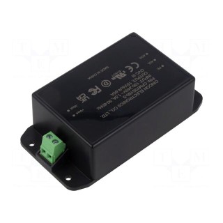 Power supply: switched-mode | 70W | 15VDC | 4.65A | 55.2x106.6x30.5mm
