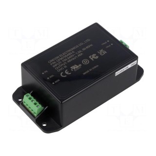 Power supply: switched-mode | 70W | 48VDC | 1.46A | 55.2x106.6x30.5mm