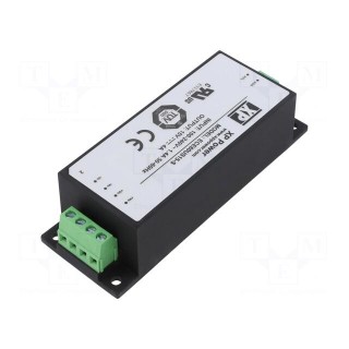 Power supply: switched-mode | for building in | 60W | 15VDC | 4A | 88%