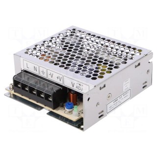 Power supply: switched-mode | for building in,modular | 50W | 10A