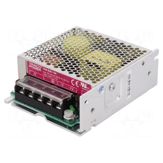 Power supply: switched-mode | modular | 50W | 48VDC | 99x82x35mm | 1.1A