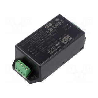 Power supply: switched-mode | modular | 50W | 5VDC | 109x52x33.5mm