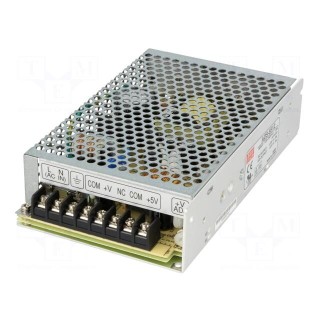 Power supply: switched-mode | modular | 51W | 12VDC | 159x97x38mm