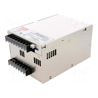 Power supply: switched-mode | modular | 600W | 27VDC | 170x120x93mm