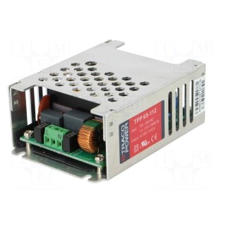 Power supply: switched-mode | modular | 65W | 12VDC | 5.42A | 172g