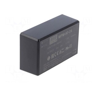 Power supply: switched-mode | for building in,modular | 90W | 24VDC
