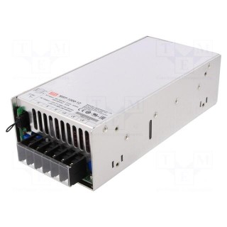 Power supply: switched-mode | for building in,modular | 960W | 80A