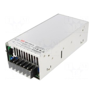 Power supply: switched-mode | modular | 1000W | 24VDC | 22÷28VDC | 42A