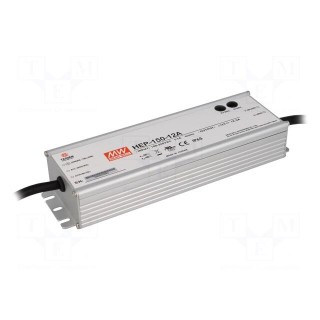 Power supply: switched-mode | modular | 150W | 12VDC | 228x68x38.8mm