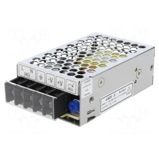 Power supply: switched-mode | for building in,modular | 25W | 5VDC