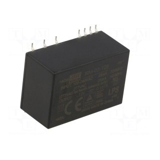 Power supply: switched-mode | modular | 2W | 12VDC | 33.7x22.2x16mm