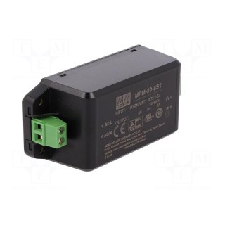 Power supply: switched-mode | for building in,modular | 30W | 5VDC