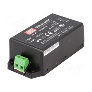 Power supply: switched-mode | modular | 45.12W | 48VDC | 0.94A | 280g
