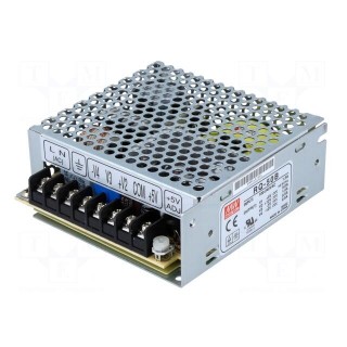Power supply: switched-mode | for building in,modular | 45.5W