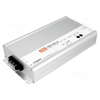 Power supply: switched-mode | for building in,modular | 480W | 93%