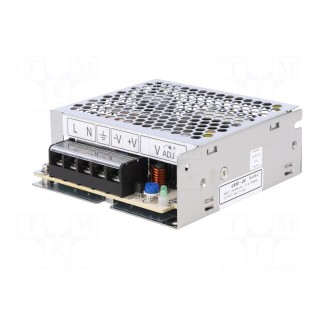 Power supply: switched-mode | for building in,modular | 50W | 24VDC