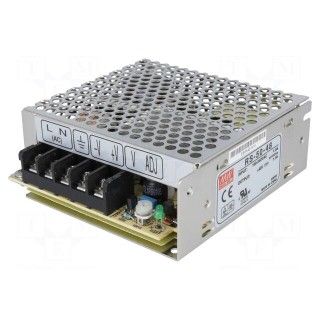 Power supply: switched-mode | modular | 52.8W | 48VDC | 99x97x36mm