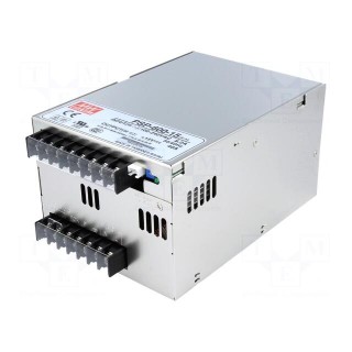 Power supply: switched-mode | for building in,modular | 600W | 40A