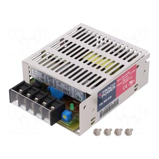 Power supply: switched-mode | modular | 60W | 24VDC | 99x82x35mm | 2.5A
