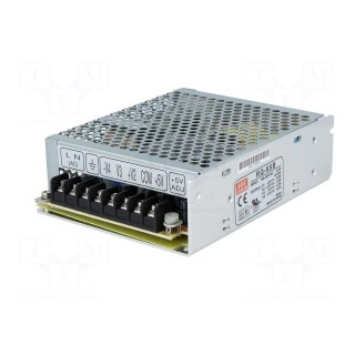 Power supply: switched-mode | for building in,modular | 62.5W