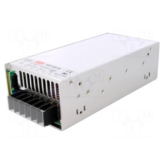 Power supply: switched-mode | modular | 624W | 48VDC | 218x105x63.5mm