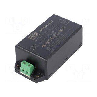 Power supply: switched-mode | for building in,modular | 65W | 24VDC