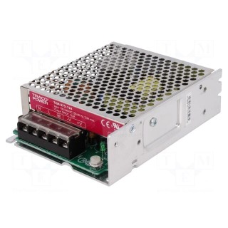 Power supply: switched-mode | for building in,modular | 75W | 24VDC