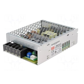 Power supply: switched-mode | modular | 75W | 7.5VDC | 129x98x38mm