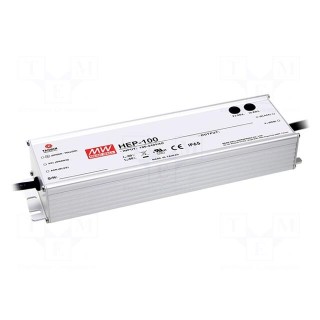 Power supply: switched-mode | for building in,modular | 96W | 24VDC