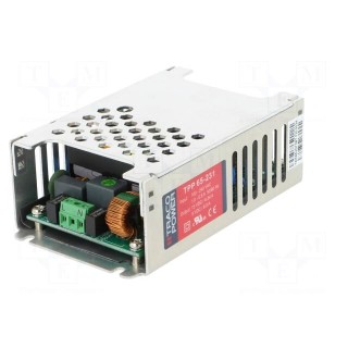 Power supply: switched-mode | modular | 65W | 15VDC | 5VDC | 4.34A | 8A