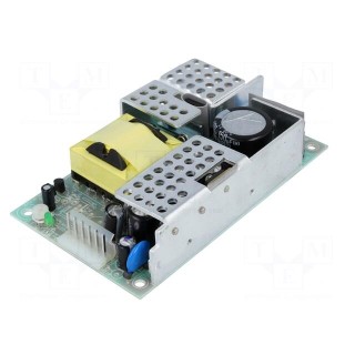 Power supply: switched-mode | open | 60W | 12VDC | 127x76x29mm | 5VDC