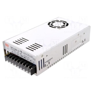 Power supply: switched-mode | programmable | 300W | 12VDC | 25A | 1.1kg