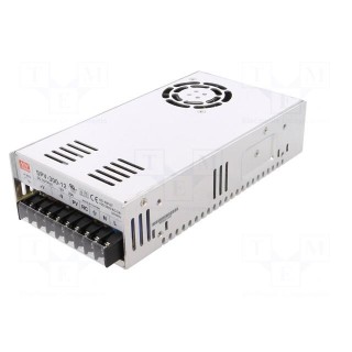 Power supply: switched-mode | programmable | 300W | 12VDC | 25A | 1.1kg