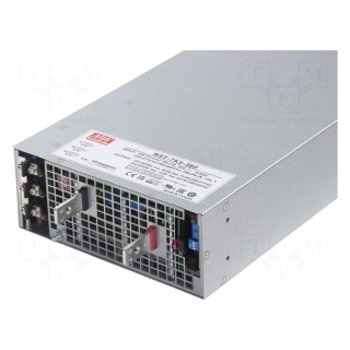 Power supply: switching | for building in,modular | 7500W | 380VDC