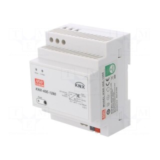 Power supply: KNX / EIB | 38.4W | 30VDC | 1280mA | 180÷264VAC | IP20